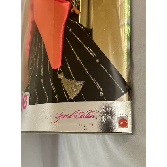 Happy Holidays Barbie Special Edition Vintage 1998 New in Box - Rare Misprint!! - Picture 12 of 13